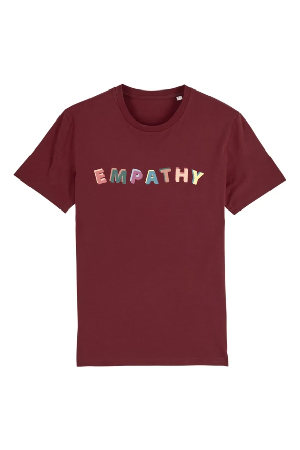 T-Shirt Empathy Bordeaux